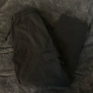 GARAGE ash grey cargo sweatpants SIZE Small